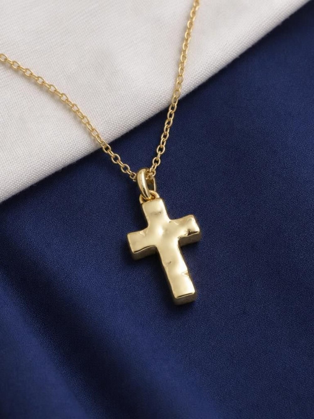 Kendra Scott Cross Pendant Necklace - Gold